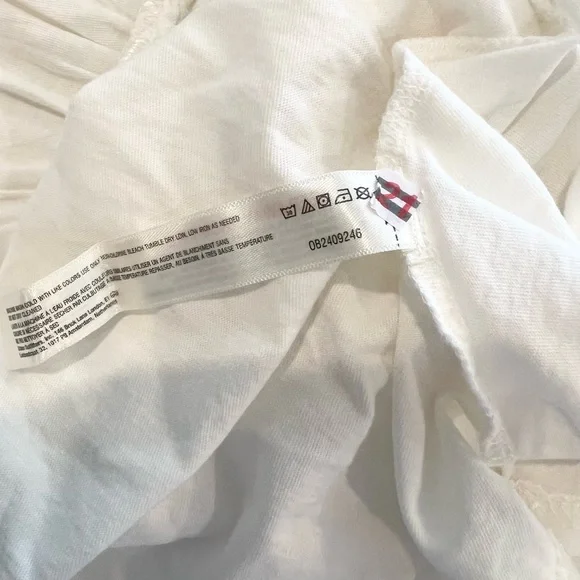 Free People Free-Est Scorching Hot Ivory Mini Dress Smocked Off Shoulder Boho M - Picture 7 of 10